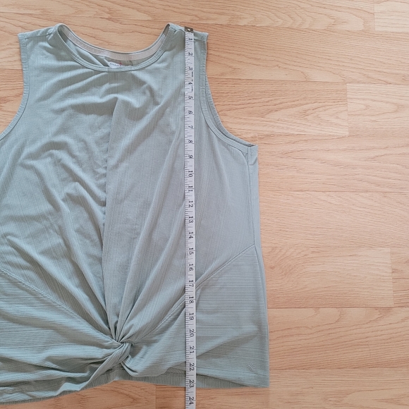 Shambhala | Mint Twist Front Knot Tank Top - Picture 10 of 11